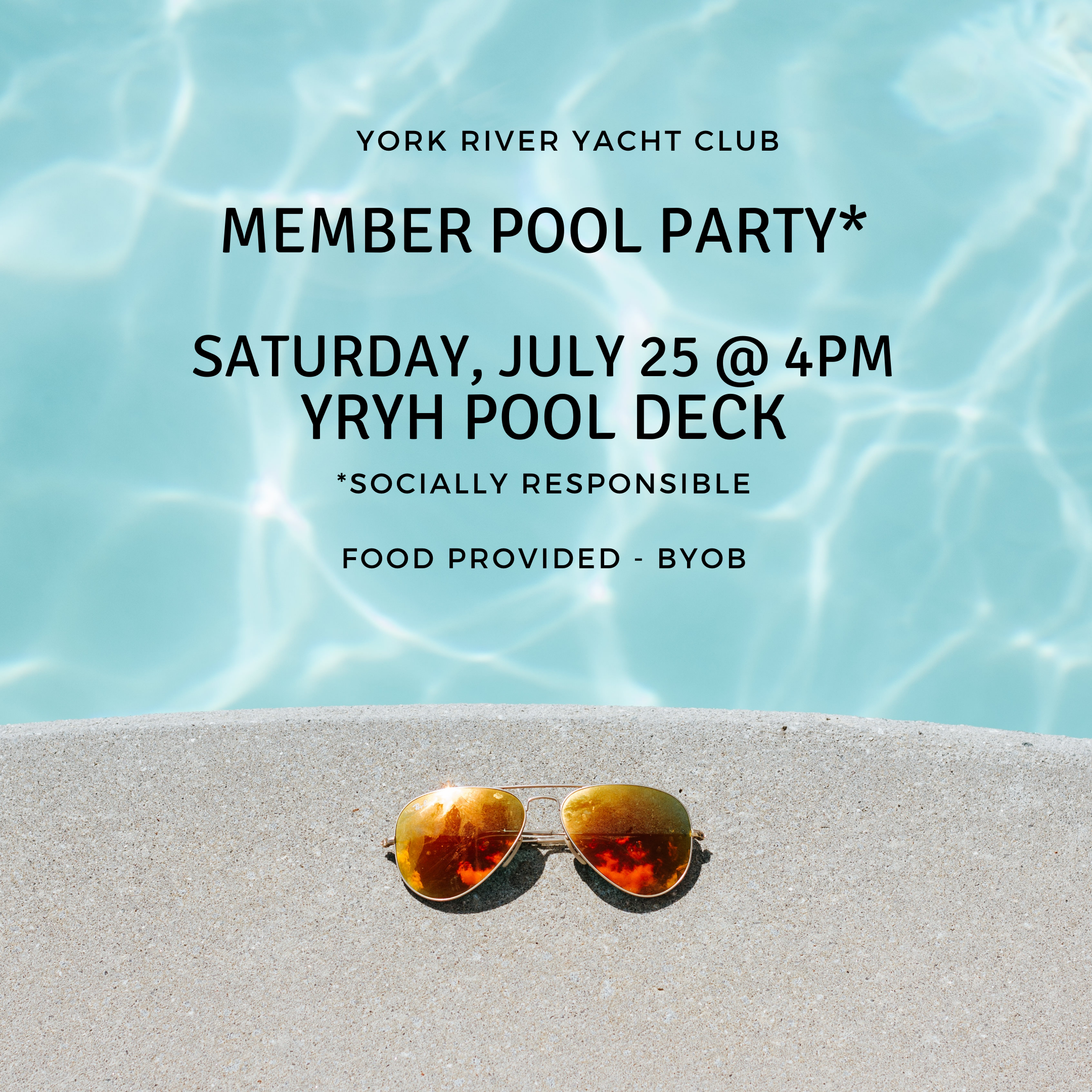 Summer Pool Party Invitation