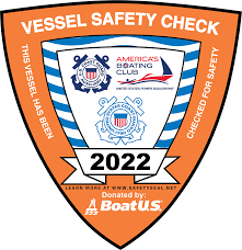 USCG Vessel Safety Check sticker